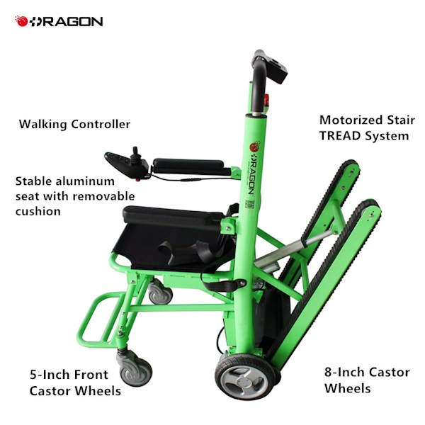 כסא גלגלים ממונע המשולב עם זחל מטפס מדרגות אינטגרלי_6
